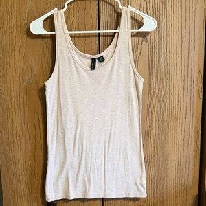 Women's Heathered Pink Tank Top